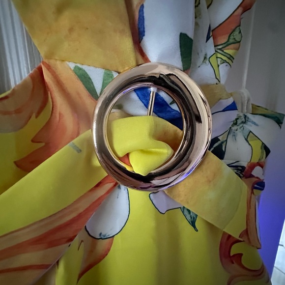 #93 NWT - Lemon Blossom Dress by A Peach - Picture 4 of 9